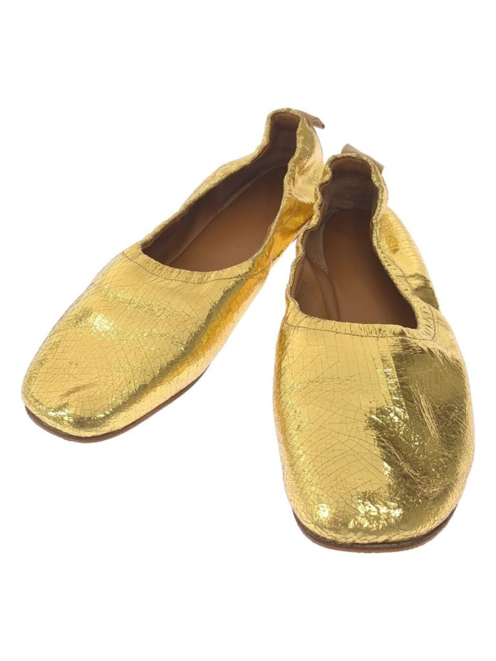 Celine by Phoebe Philo Pumps Flat Shoes Gold